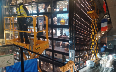 Nettoyage restaurant avec nacelle en intérieur : une solution efficace